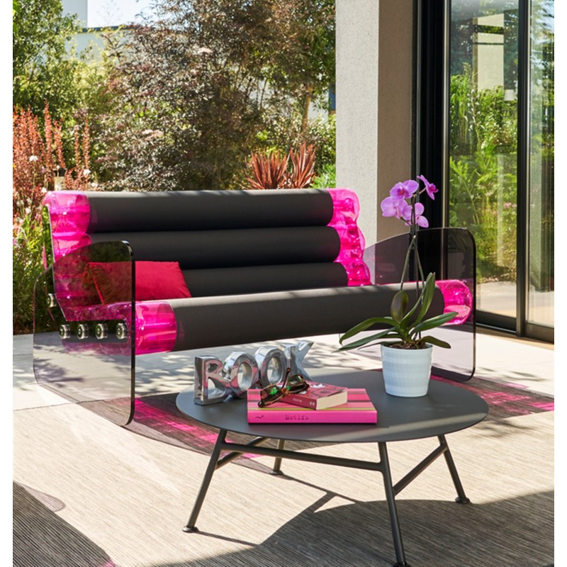 Sofa MW03 - TPU Rosa - Sitz Runner Schwarz -...