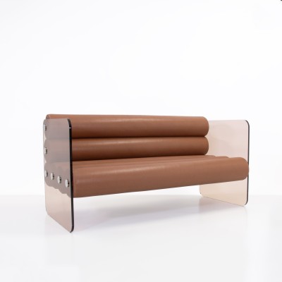 MW02 Design Sofa - Schaumstoffsitz - Bronze PMMA