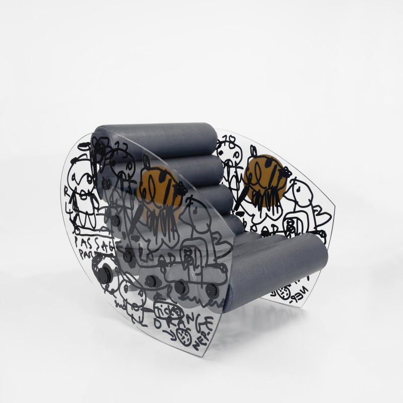 MW05 X NEP "Passage" Glass Armchair - Soshagro...