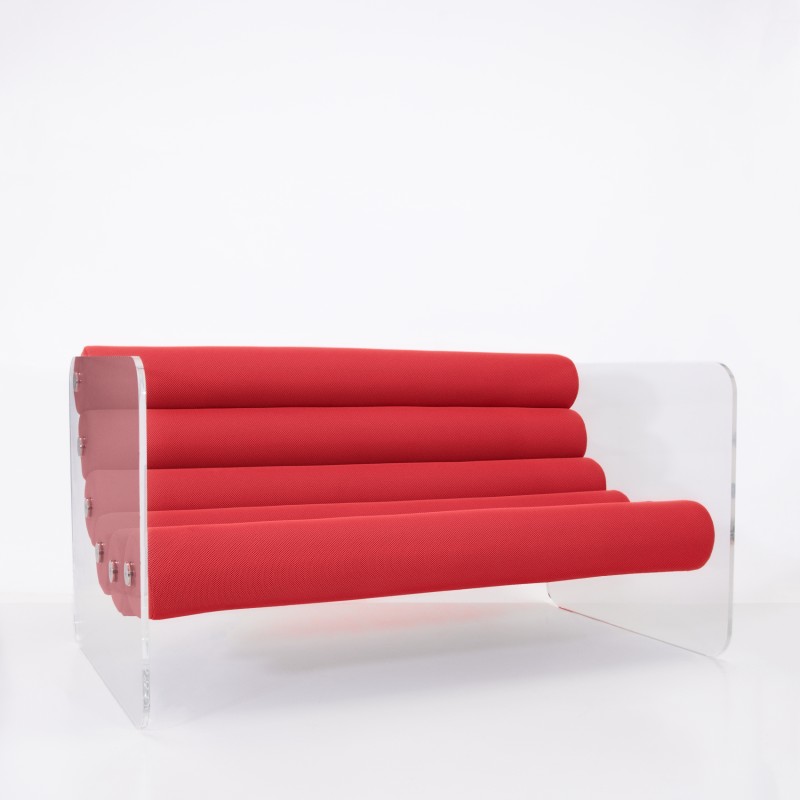 MW02 Sofa aus Acrylglas - Runner Sitz aus...