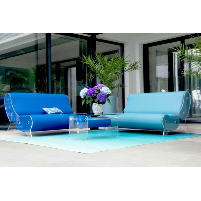 Design-Sofa KUUMO aus Acrylglas - Handgefertigt in Frankreich.