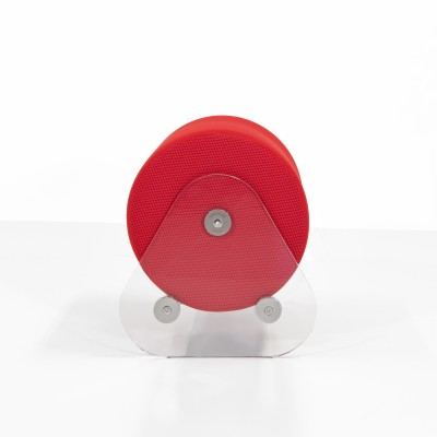 KUUMO designer pouf in acrylic glass - Handmade in France.