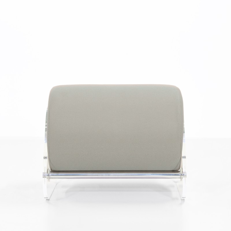 KUUMO designer pouf in acrylic glass - Handmade in France.