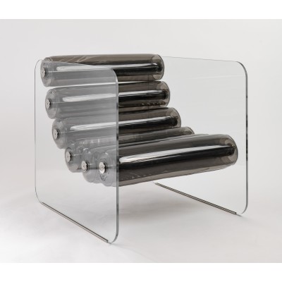 Armchair MW02 - Transparent altuglas - Handmade in France.